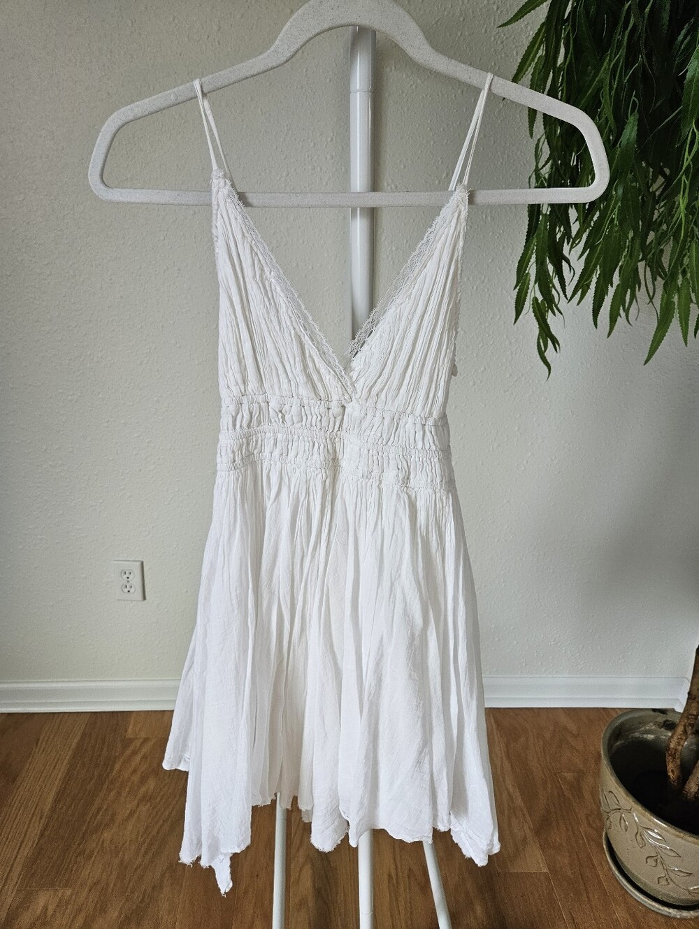 Free People One Delia Slip Dress in White Size XS - Picture 6 of 14